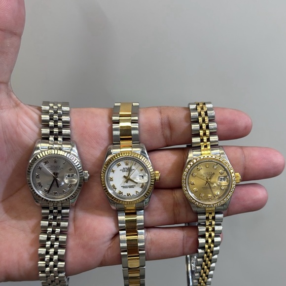 Rolex Accessories - Rolex Women's Silver and Gold Watches